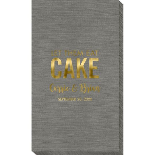 Let Them Eat Cake Bamboo Luxe Guest Towels